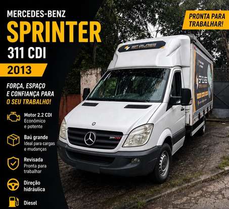MERCEDES-BENZ-SPRINTER-2.2 CHASSI STREET LONGO 311 CDI DIESEL 3P MANUAL MERCEDES-BENZ-SPRINTER-2012