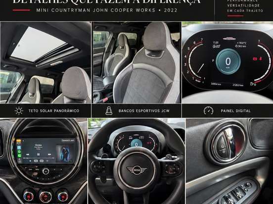 MINI-COUNTRYMAN-2.0 16V TWINPOWER TURBO GASOLINA JOHN COOPER WORKS ALL4 STEPTRONIC MINI-COUNTRYMAN-2021