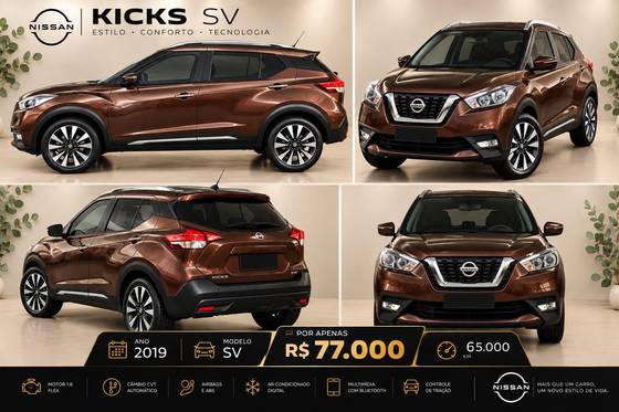 NISSAN KICKS 1.6 16V FLEXSTART SV 4P XTRONIC