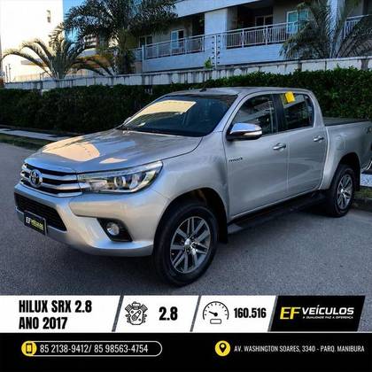 TOYOTA HILUX 2.8 SRX 4X4 CD 16V DIESEL 4P AUTOMÁTICO
