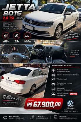 VOLKSWAGEN-JETTA-2.0 TSI HIGHLINE 211CV GASOLINA 4P TIPTRONIC VOLKSWAGEN-JETTA-2014