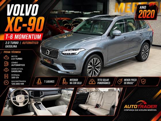 VOLVO XC90 2.0 T6 GASOLINA MOMENTUM AWD GEARTRONIC