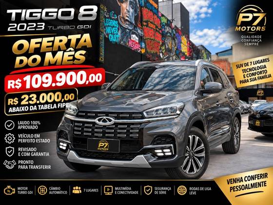 CAOA CHERY TIGGO 8 1.6 TGDI GASOLINA TXS DCT