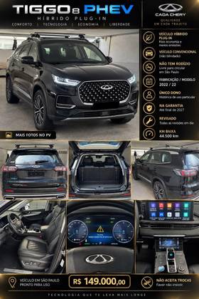 CAOA CHERY TIGGO 8 PRO 1.5 TCI PLUG-IN HYBRID DHT