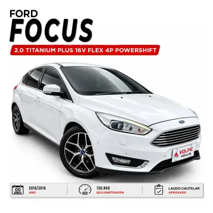 FORD FOCUS 2.0 TITANIUM PLUS 16V FLEX 4P POWERSHIFT