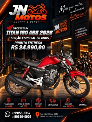 HONDA CG 160 TITAN 50 ANOS 