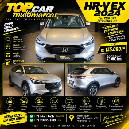 HONDA HR-V 1.5 DI I-VTEC FLEX EX CVT