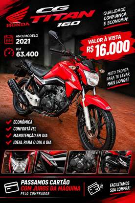 HONDA-CG 160 TITAN-2021