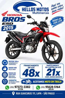 HONDA-NXR 160 BROS ESD-2015