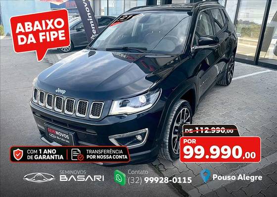 JEEP COMPASS 2.0 16V FLEX LONGITUDE AUTOMÁTICO