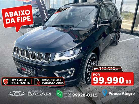 JEEP-COMPASS-2.0 16V FLEX LONGITUDE AUTOMÁTICO JEEP-COMPASS-2020