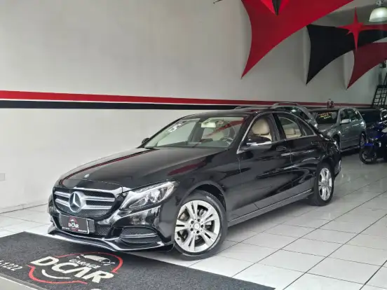 MERCEDES-BENZ-C 180-1.6 CGI 16V TURBO GASOLINA 4P AUTOMÁTICO MERCEDES-BENZ-C 180-2015