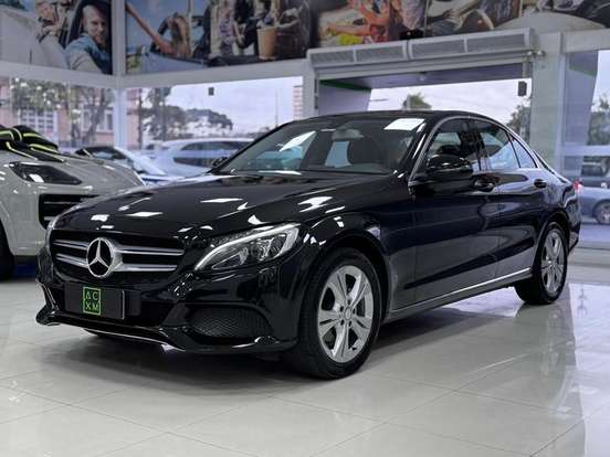 MERCEDES-BENZ-C 180-1.6 CGI AVANTGARDE 16V TURBO GASOLINA 4P AUTOMÁTICO MERCEDES-BENZ-C 180-2016