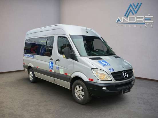 MERCEDES-BENZ-SPRINTER-2.2 415 CDI VAN 16 LUGARES TETO ALTO 16V BI-TURBO DIESEL MANUAL MERCEDES-BENZ-SPRINTER-2014