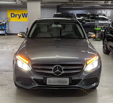 MERCEDES-BENZ C 180 1.6 CGI 16V TURBO FLEX 4P AUTOMÁTICO