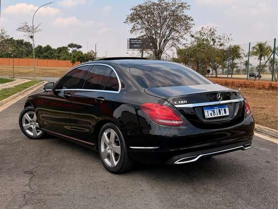 MERCEDES-BENZ-C 180-1.6 CGI EXCLUSIVE 16V TURBO GASOLINA 4P AUTOMÁTICO MERCEDES-BENZ-C 180-2015
