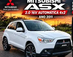 MITSUBISHI ASX 2.0 4X2 16V GASOLINA 4P AUTOMÁTICO MITSUBISHI ASX 2.0 4X2 16V GASOLINA 4P AUTOMÁTICO