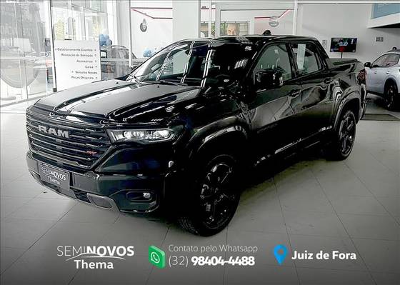 RAM RAMPAGE 2.0 HURRICANE 4 TURBO GASOLINA LARAMIE 4X4 AUTOMÁTICO
