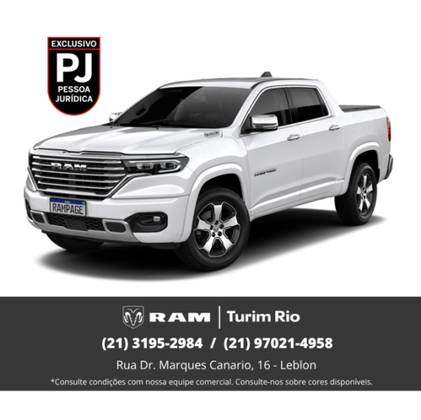 RAM RAMPAGE 2.2 TURBO DIESEL LARAMIE 4X4 AUTOMÁTICO