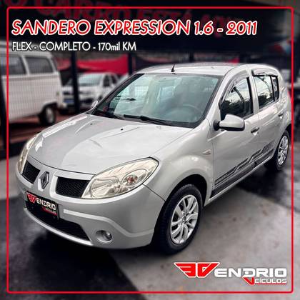 RENAULT SANDERO 1.6 EXPRESSION 8V FLEX 4P MANUAL