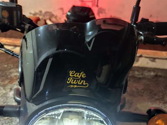 ROYAL ENFIELD-SHOTGUN 650 STENCIL WHITE ROYAL ENFIELD-SHOTGUN 650 STENCIL WHITE-2025