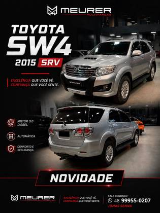 TOYOTA HILUX SW4 3.0 SRV 4X4 16V TURBO INTERCOOLER DIESEL 4P AUTOMÁTICO