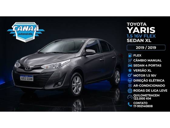 TOYOTA YARIS 1.5 16V FLEX SEDAN XL MANUAL