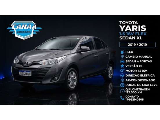 TOYOTA-YARIS-1.5 16V FLEX SEDAN XL MANUAL TOYOTA-YARIS-2019