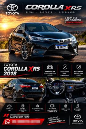 TOYOTA COROLLA 2.0 XRS 16V FLEX 4P AUTOMÁTICO