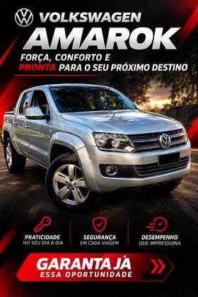 VOLKSWAGEN AMAROK 2.0 HIGHLINE 4X4 CD 16V TURBO INTERCOOLER DIESEL 4P AUTOMÁTICO