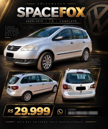 VOLKSWAGEN SPACEFOX 1.6 MI PLUS 8V FLEX 4P MANUAL
