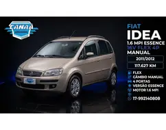 FIAT IDEA 1.6 MPI ESSENCE 16V FLEX 4P MANUAL FIAT IDEA 1.6 MPI ESSENCE 16V FLEX 4P MANUAL