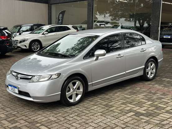 HONDA-CIVIC-1.8 LXS 16V GASOLINA 4P AUTOMÁTICO HONDA-CIVIC-2007