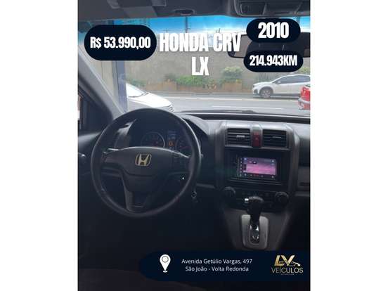 HONDA-CRV-2.0 LX 4X2 16V GASOLINA 4P AUTOMÁTICO HONDA-CRV-2009