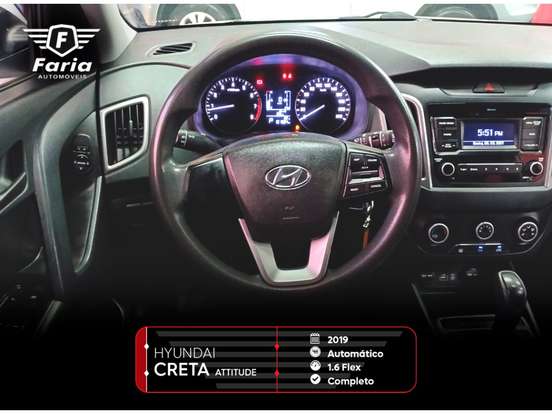HYUNDAI-CRETA-1.6 16V FLEX ATTITUDE AUTOMÁTICO HYUNDAI-CRETA-2018