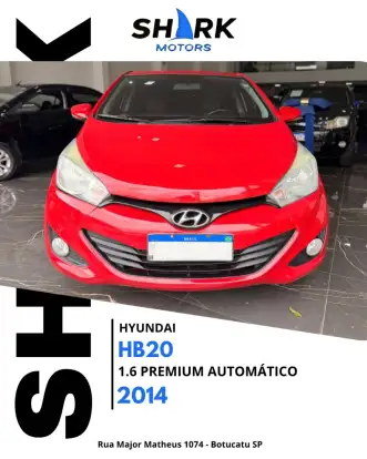 HYUNDAI-HB20-1.6 PREMIUM 16V FLEX 4P AUTOMÁTICO HYUNDAI-HB20-2014