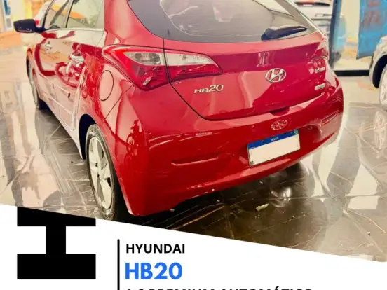 HYUNDAI-HB20-1.6 PREMIUM 16V FLEX 4P AUTOMÁTICO HYUNDAI-HB20-2014