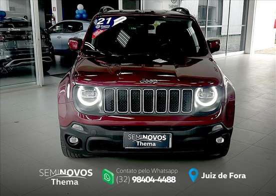 JEEP-RENEGADE-1.8 16V FLEX LONGITUDE 4P AUTOMÁTICO JEEP-RENEGADE-2021
