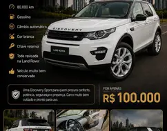 LAND ROVER DISCOVERY SPORT 2.0 16V SI4 TURBO GASOLINA HSE 4P AUTOMÁTICO LAND ROVER DISCOVERY SPORT 2.0 16V SI4 TURBO GASOLINA HSE 4P AUTOMÁTICO