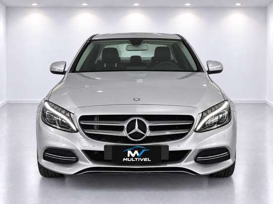 MERCEDES-BENZ-C 180-1.6 CGI AVANTGARDE 16V TURBO GASOLINA 4P AUTOMÁTICO MERCEDES-BENZ-C 180-2014