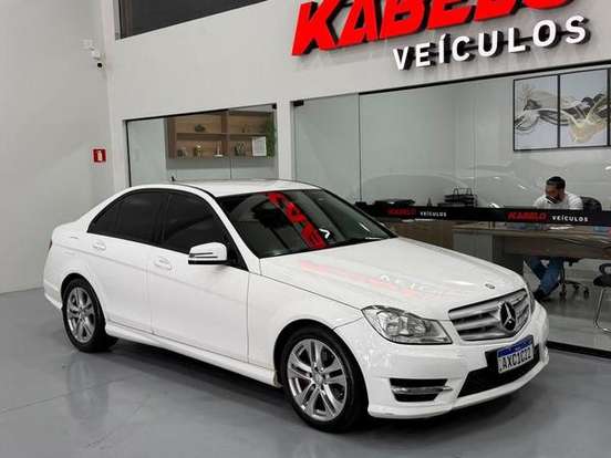 MERCEDES-BENZ-C 180-1.6 CGI SPORT 16V TURBO GASOLINA 4P AUTOMÁTICO MERCEDES-BENZ-C 180-2013
