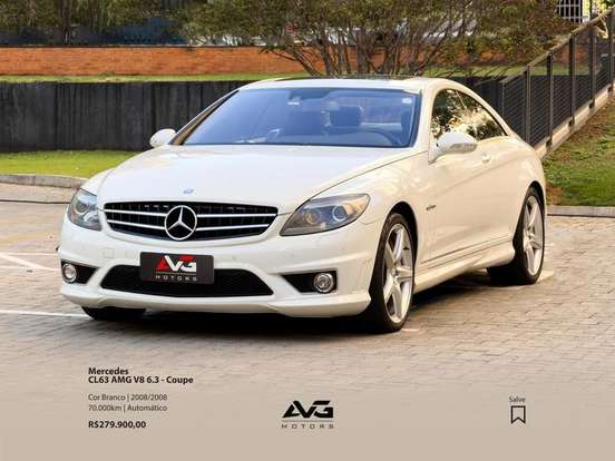 MERCEDES-BENZ-CL 63 AMG-6.2 V8 32V GASOLINA 2P AUTOMÁTICO MERCEDES-BENZ-CL 63 AMG-2008