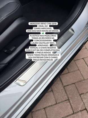 MERCEDES-BENZ-C 180-1.6 CGI FLEX AVANTGARDE 9G-TRONIC MERCEDES-BENZ-C 180-2019