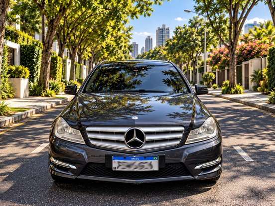 MERCEDES-BENZ-C 180-1.6 CGI SPORT 16V TURBO GASOLINA 4P AUTOMÁTICO MERCEDES-BENZ-C 180-2013