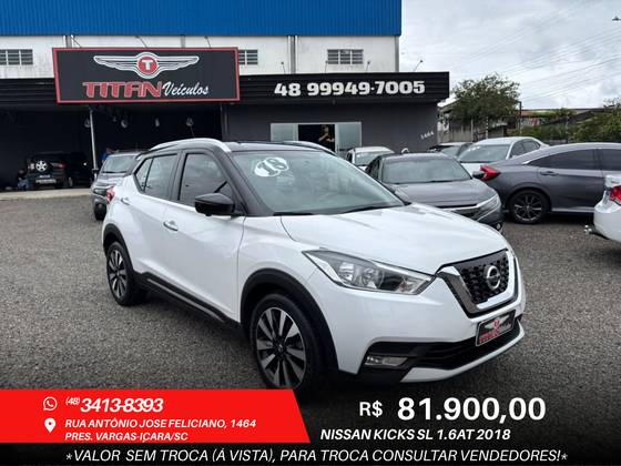 NISSAN KICKS 1.6 16V FLEXSTART SL 4P XTRONIC