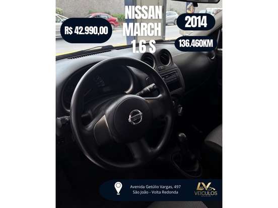 NISSAN-MARCH-1.6 S 16V FLEX 4P MANUAL NISSAN-MARCH-2013