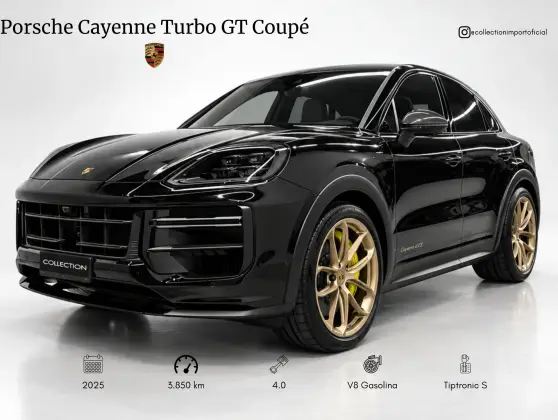 PORSCHE CAYENNE 4.0 V8 GASOLINA TURBO GT COUPÉ AWD TIPTRONIC S