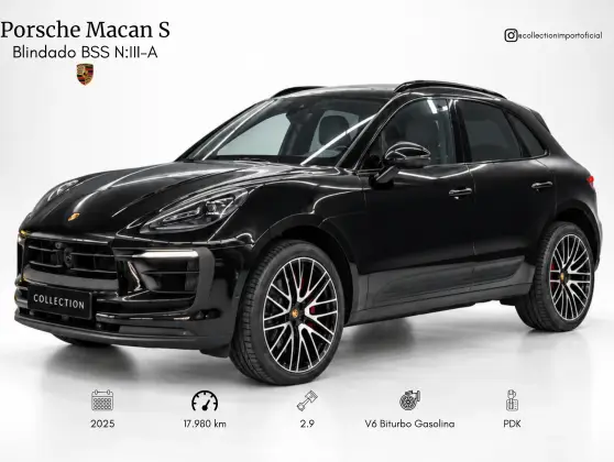 PORSCHE MACAN 2.9 V6 BITURBO GASOLINA S PDK