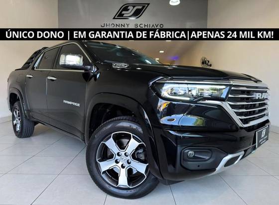 RAM RAMPAGE 2.0 HURRICANE 4 TURBO GASOLINA LARAMIE 4X4 AUTOMÁTICO