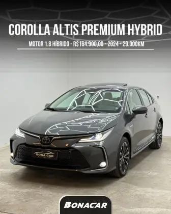TOYOTA COROLLA 1.8 VVT-I HYBRID FLEX ALTIS PREMIUM CVT